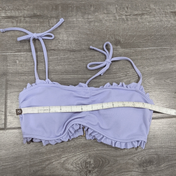 NEW Hollister Lilac Ruffled Hem Bikini Top - Picture 10 of 10